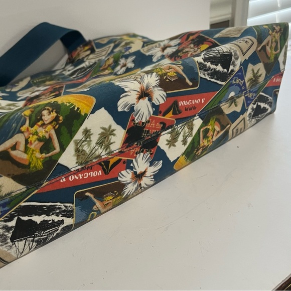 Hawaii Beach tote Bag Hawaiian Bag Maui Oahu Lanai Islands Palms Local Design - Picture 9 of 11